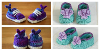 Crochet Mermaid Baby Booties Free Pattern