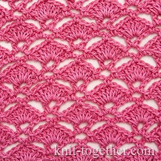 Crochet Shell Stitch as Marine Coral Free Pattern
