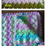 Crochet Spike Stitch Baby Blanket Free Pattern