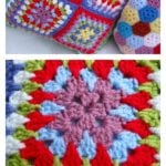 Crochet Spiky Stitch Granny Square Free Pattern