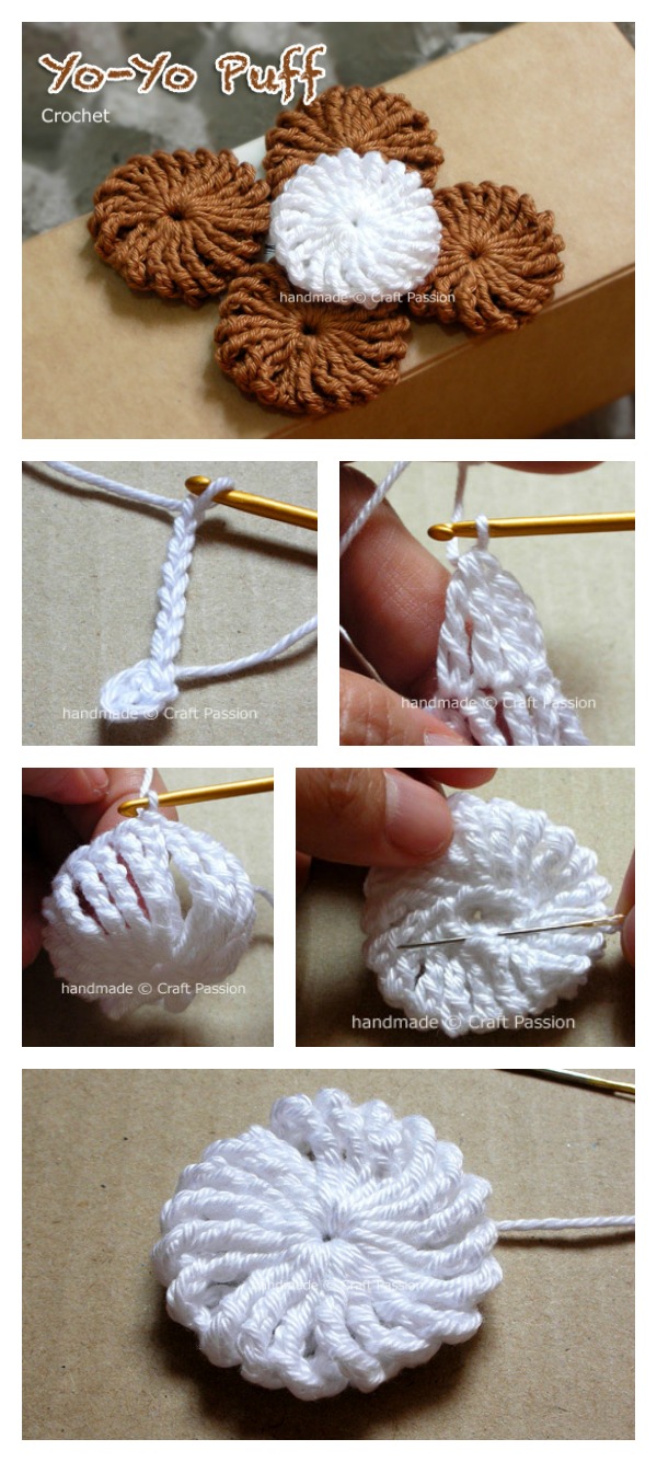 Crochet YoYo Puff Free Pattern