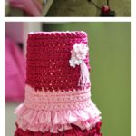 Dolly LampShade Cover Free Crochet Pattern