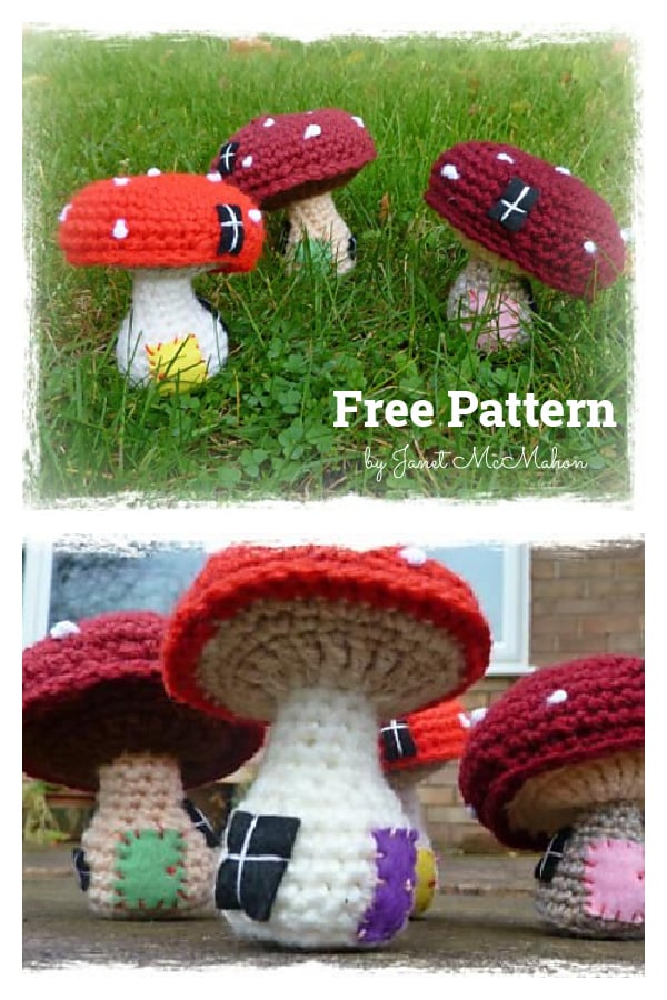 Fairy Toadstool House Free Crochet Pattern
