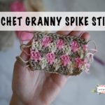 Granny Spike Crochet Stitch Free Pattern and Video tutorial