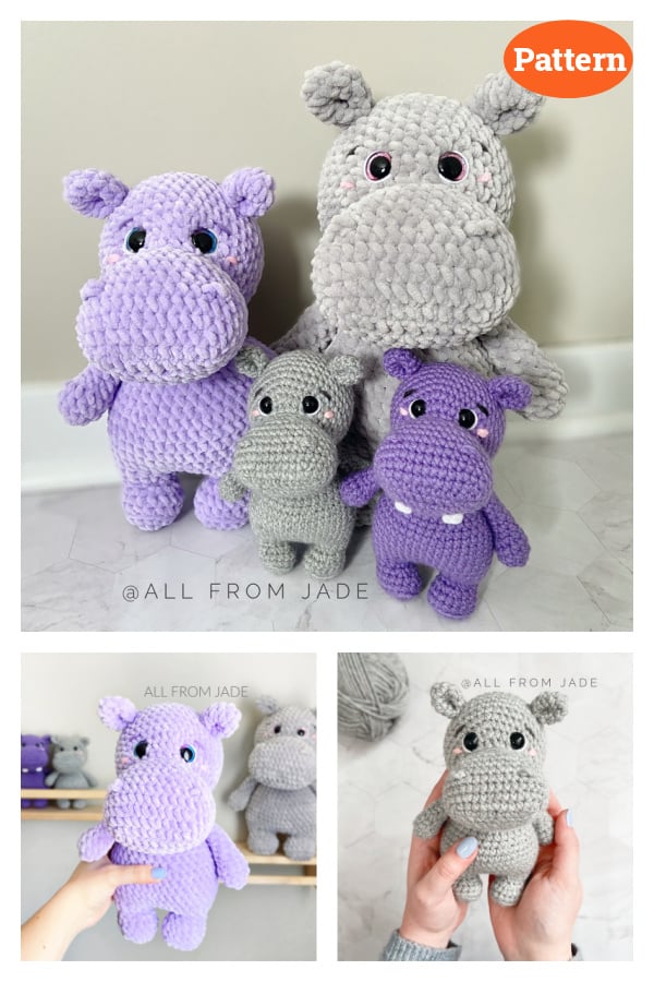 Harry the Hippopotamus Crochet Pattern