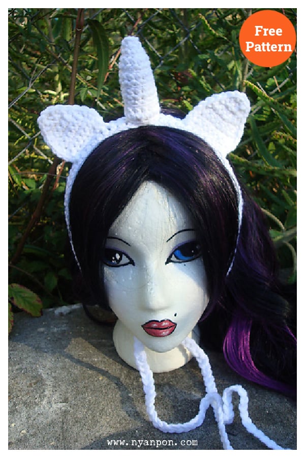 Magical Unicorn Headband Free Crochet Pattern