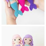 Mini Mermaid Amigurumi Crochet Pattern