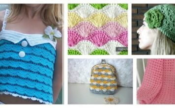 Beautiful Shell Stitch Crochet Free Patterns and Projects