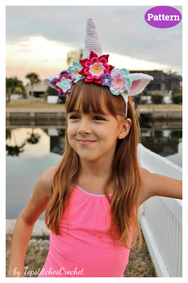 Unicorn Horn Headband Crochet Pattern