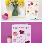 Wings of Love Mothers Day Greeting Card Free Crochet Pattern