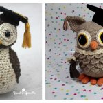 Adorable Crochet Amigurumi Graduation Owl Free Pattern