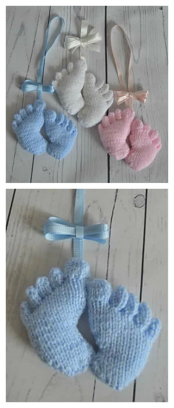 Amigurumi Baby Footprints Knitting Pattern