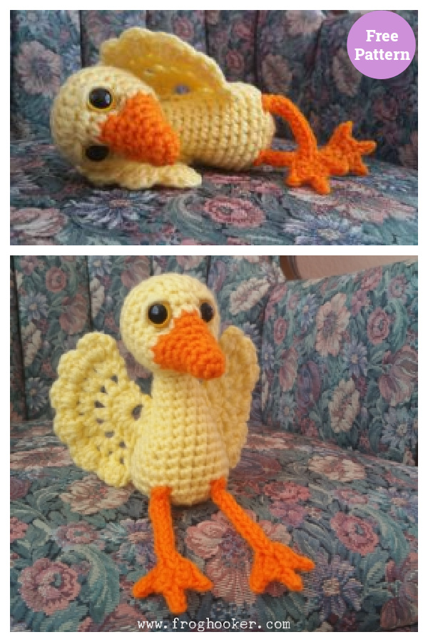 Amigurumi Floppy Duck Free Crochet Pattern 