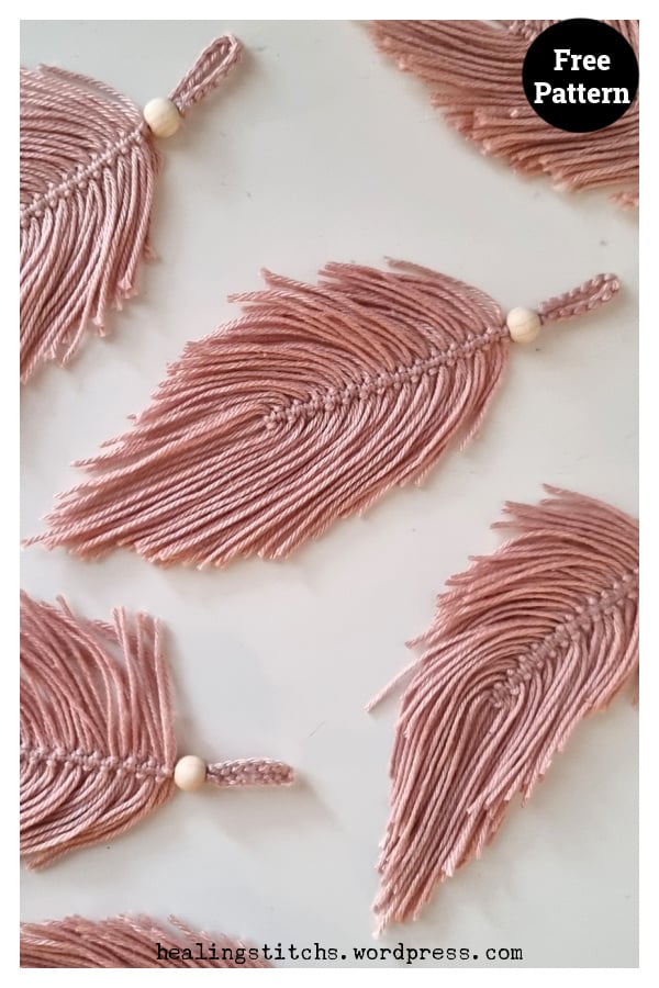 Bohem Feather Free Crochet Pattern