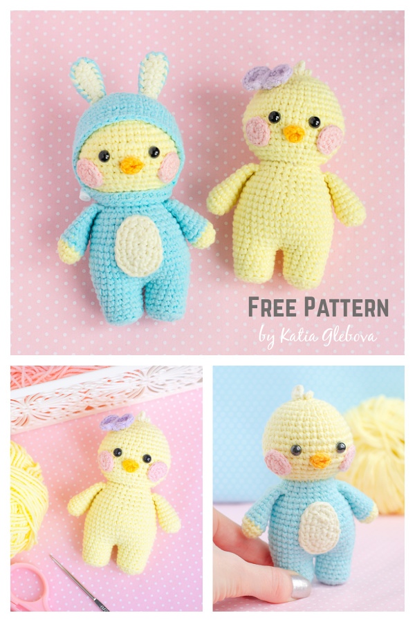 Amigurumi Duckling Couple Free Crochet Pattern