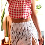 Easy Beach Skirt Free Crochet Pattern and Video Tutorial