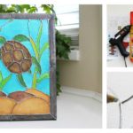 Faux Stained Glass DIY Canvas Painting