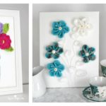 3D Wall Art Free Flower Crochet Patterns