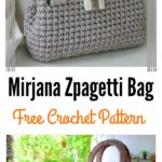 Free T-Shirt Yarn Crochet Bag Crochet Pattern