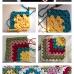 Free Mitered Granny Square Afghan Crochet Pattern