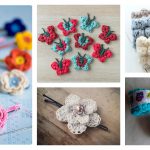Hair Clips Free Pattern–Crochet Hair Accessories