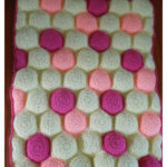 Hexi-Puff Crochet Baby Quilt Free Pattern