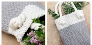 Suzette Tote Bag Free Crochet Pattern and Video Tutorial