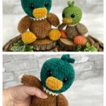 Pocket Pal Mallard Duck Free Crochet Pattern