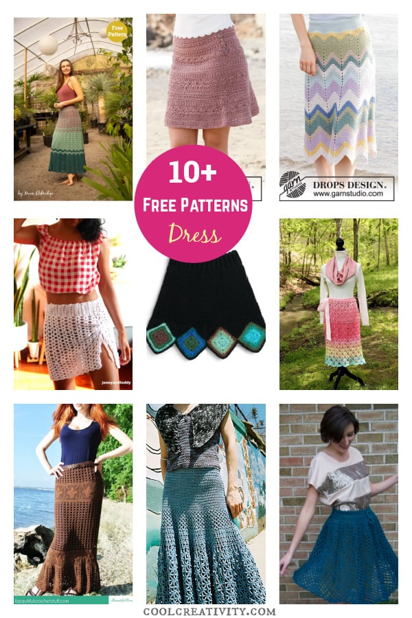 10+ Crochet Skirts Free Patterns
