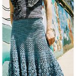 Spiderweb Maxi Skirt Free Crochet Pattern