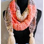 Strawberry Patch Convertible Scarf Free Crochet Pattern