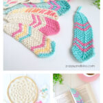Tunisian Feathers Free Crochet Pattern