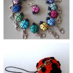 Amigurumi Ladybug Keychain Free Crochet Pattern