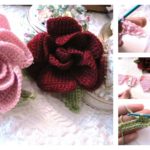 Beautiful Crochet Rose Flower Free Pattern