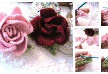 Beautiful Crochet Rose Flower Free Pattern