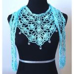 Caribbean Turquoise Necklace Scarf Free Crochet Pattern