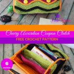 Coupon Clutch with 6 Pockets Free Crochet Pattern