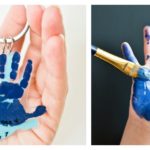 DIY Handprint Keychain