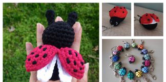 Free Amigurumi Ladybug Keychain Crochet Pattern