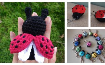 Free Amigurumi Ladybug Keychain Crochet Pattern