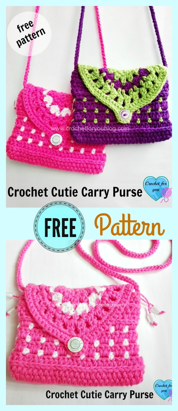 Free Crochet Cutie Carry Purse Pattern