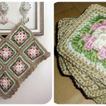 Free Flower Square Kids Poncho Crochet Pattern
