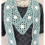 Granny Square V Scarf Free Crochet Pattern