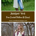 Juniper Long Vest Free Crochet Pattern