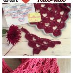 Lacy Crochet Shawl with Hearts Video Tutorial