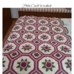 Roses Afghan Blanket Free Crochet Pattern