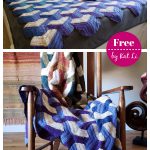 Tumbling Blocks Blanket Free Crochet Pattern