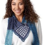 V Scarf Neck Wrapper Free Crochet Pattern