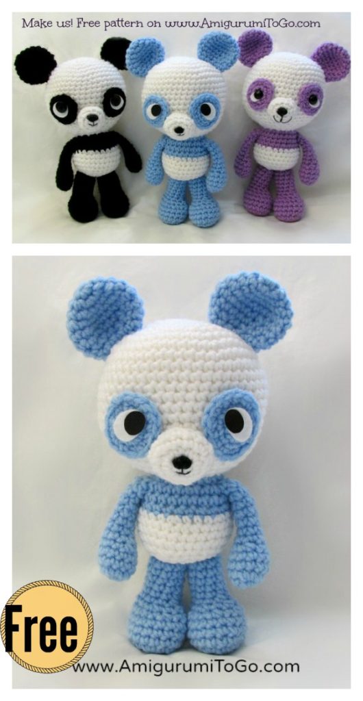 Adorable Panda Bear Amigurumi FREE Crochet Pattern