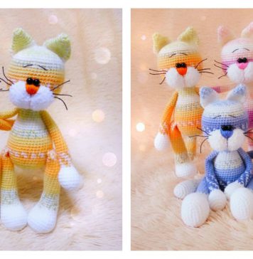 Crochet Amineko Cat with Free Pattern